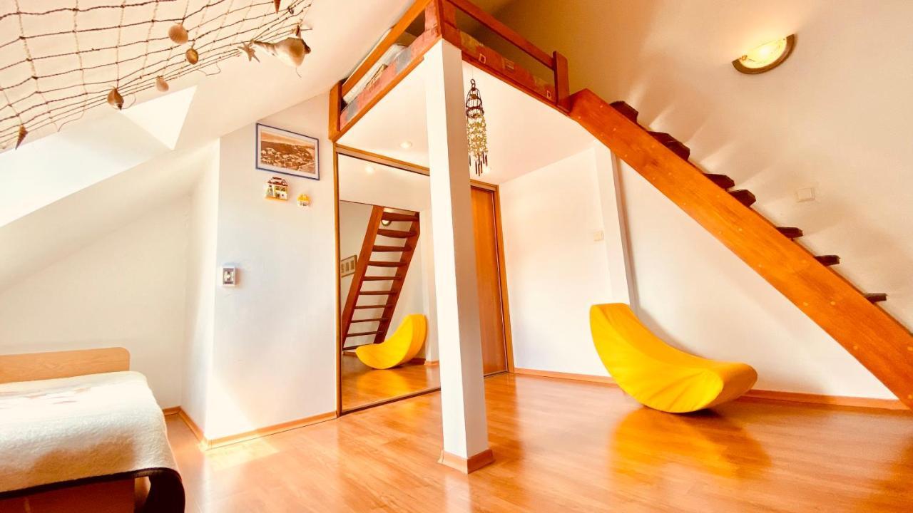 Sonnige Maisonette-Wohnung Mit Blick Auf Die Bucht Dziwnow Luaran gambar