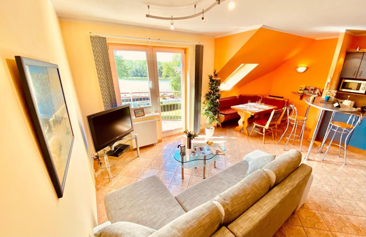 Sonnige Maisonette-Wohnung Mit Blick Auf Die Bucht Dziwnow Luaran gambar